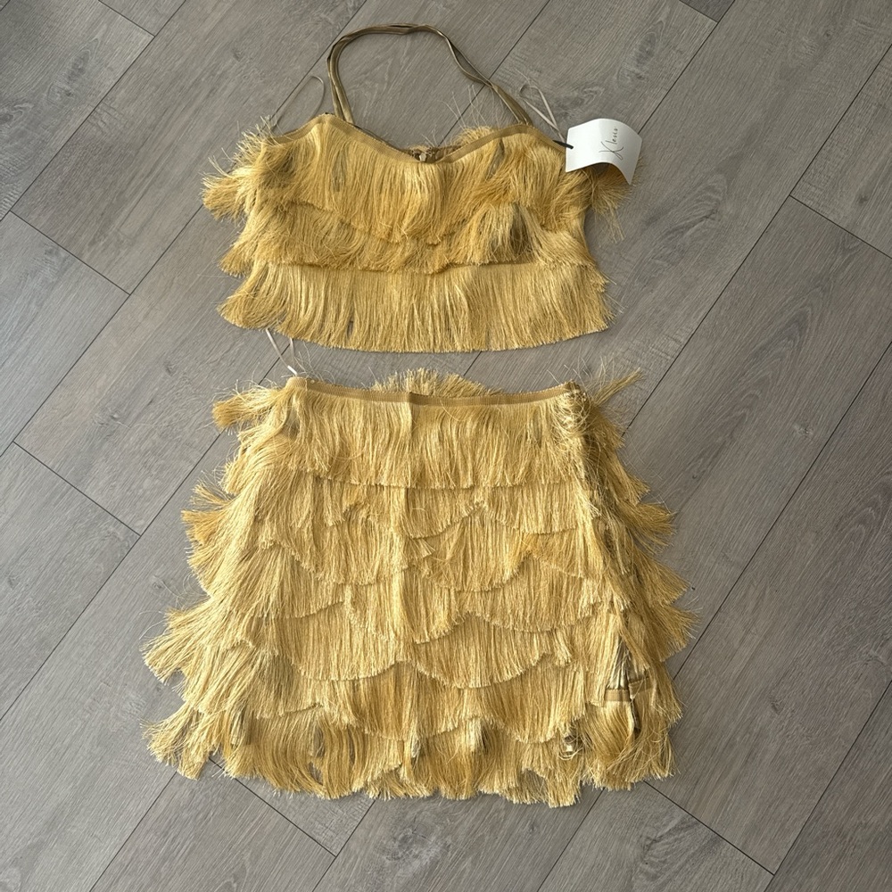 Gold Fringe Set